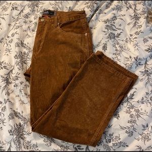 Jalate Brown Velvet Jeans
